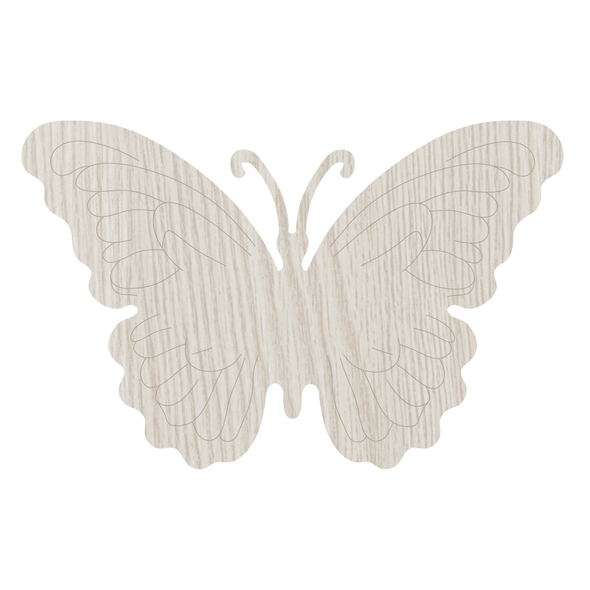 Gedenktafel Schmetterling | Kiefer weiß